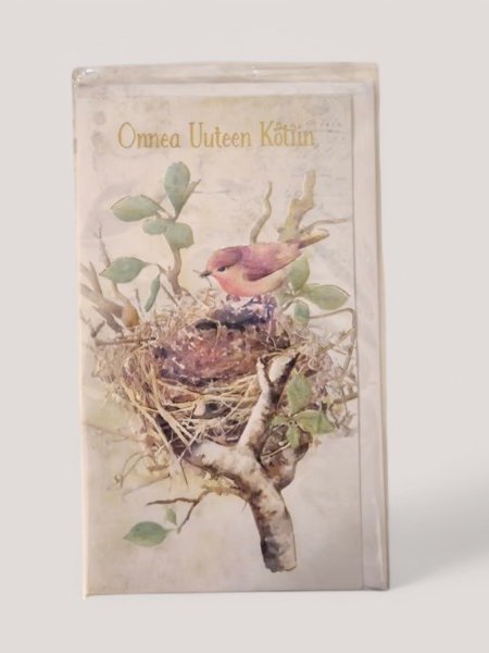 Onnea Uuteen Kotiin kortti